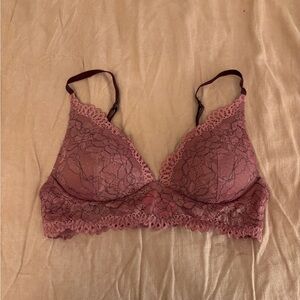 La SENZA Lace Dusty Rose Wireless Bra